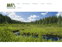 Tablet Screenshot of minnesotaforestry.org